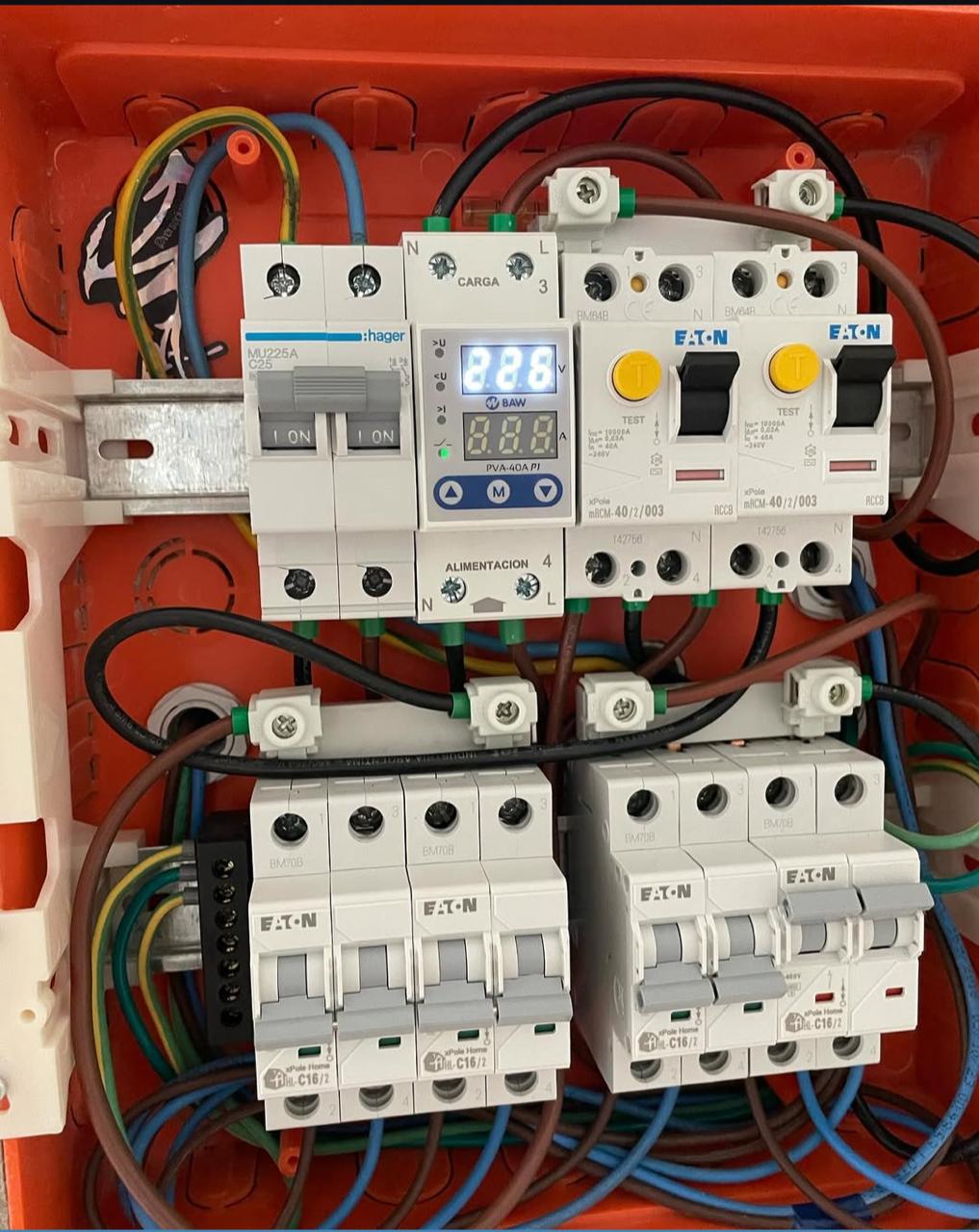 Tablero con Timer Eléctrico
